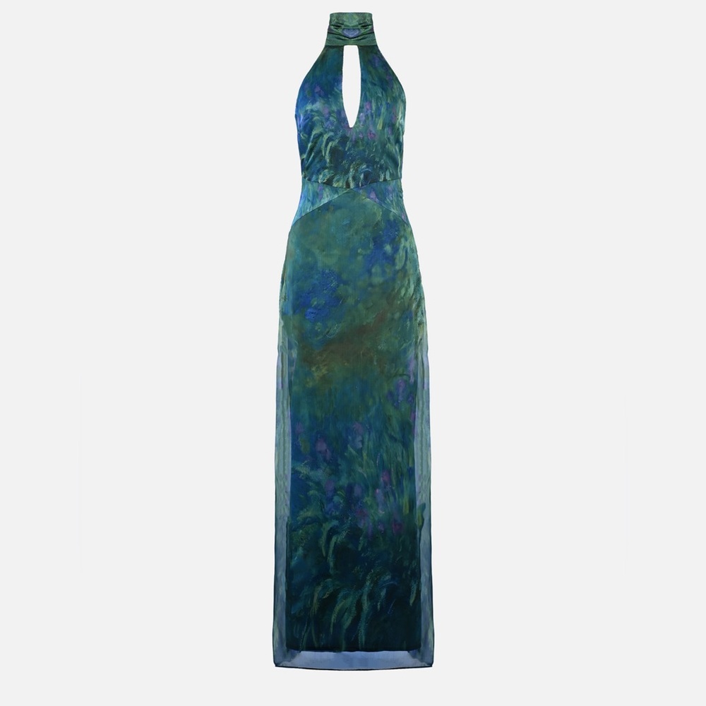 Monet Dress in Irises SMALL